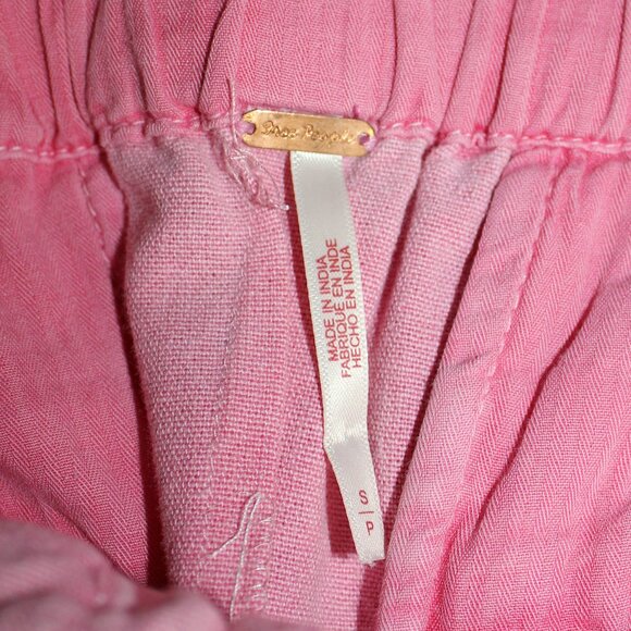 Sky Rider Pants in Rose Elastic waistband oversize woman's  size Small/medium - Picture 5 of 9